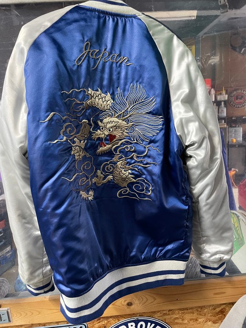 アルファ　ALPHA スカジャン&MAー1 リバーシブル　美品　サイズL