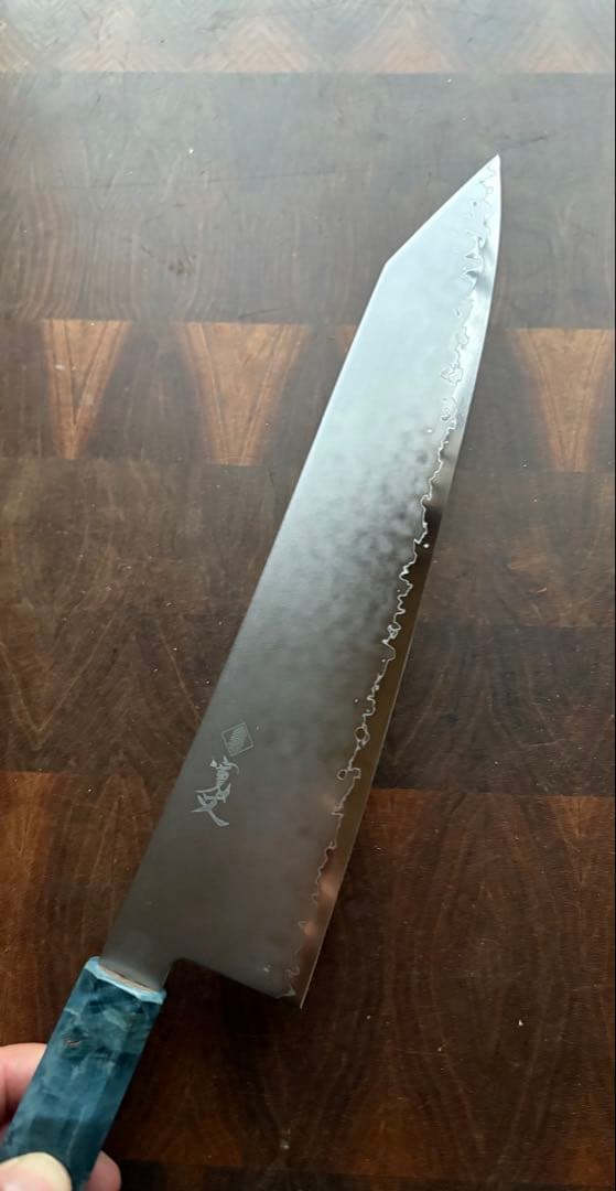 関　打刃物　寛丈　SG2 粉末ハイス 切付　和　牛刀 240mm 包丁　和包丁
