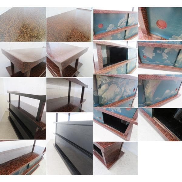 美品■逸品■伝統工芸■津軽塗■唐塗■漆塗■松の蒔絵■職人技■和■飾り棚■箪笥■