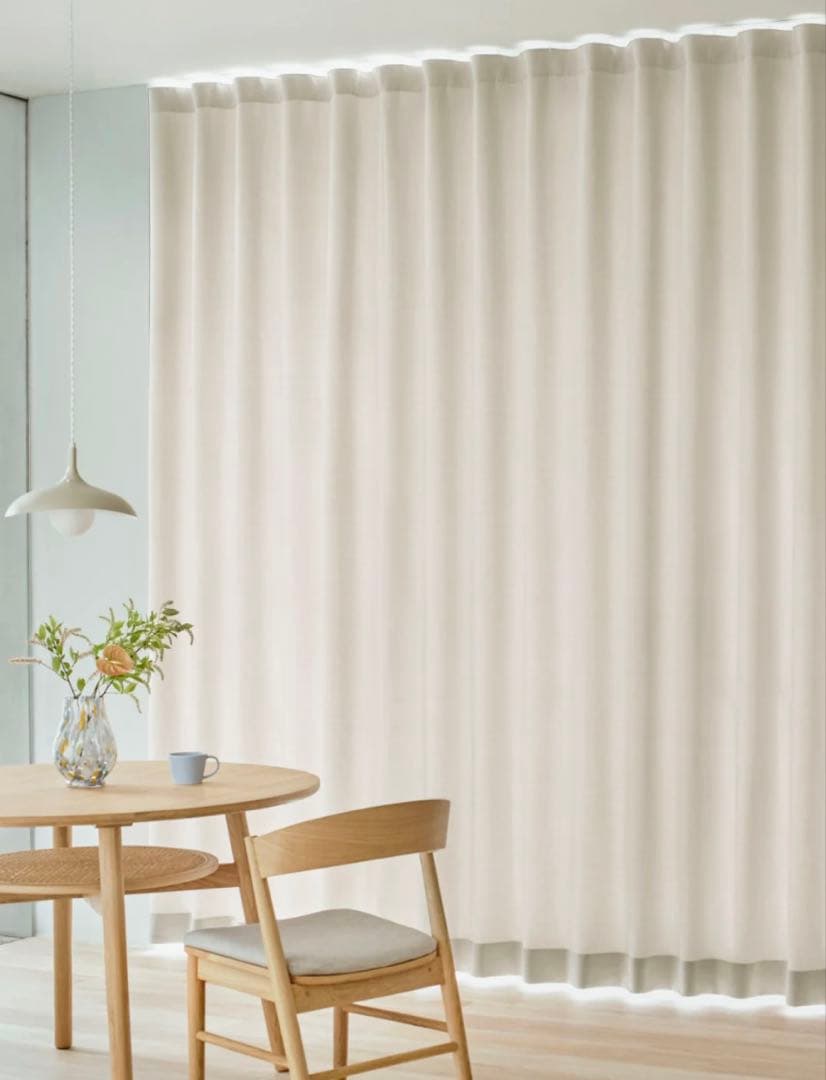 unico ドレープカーテン ライトベージュ