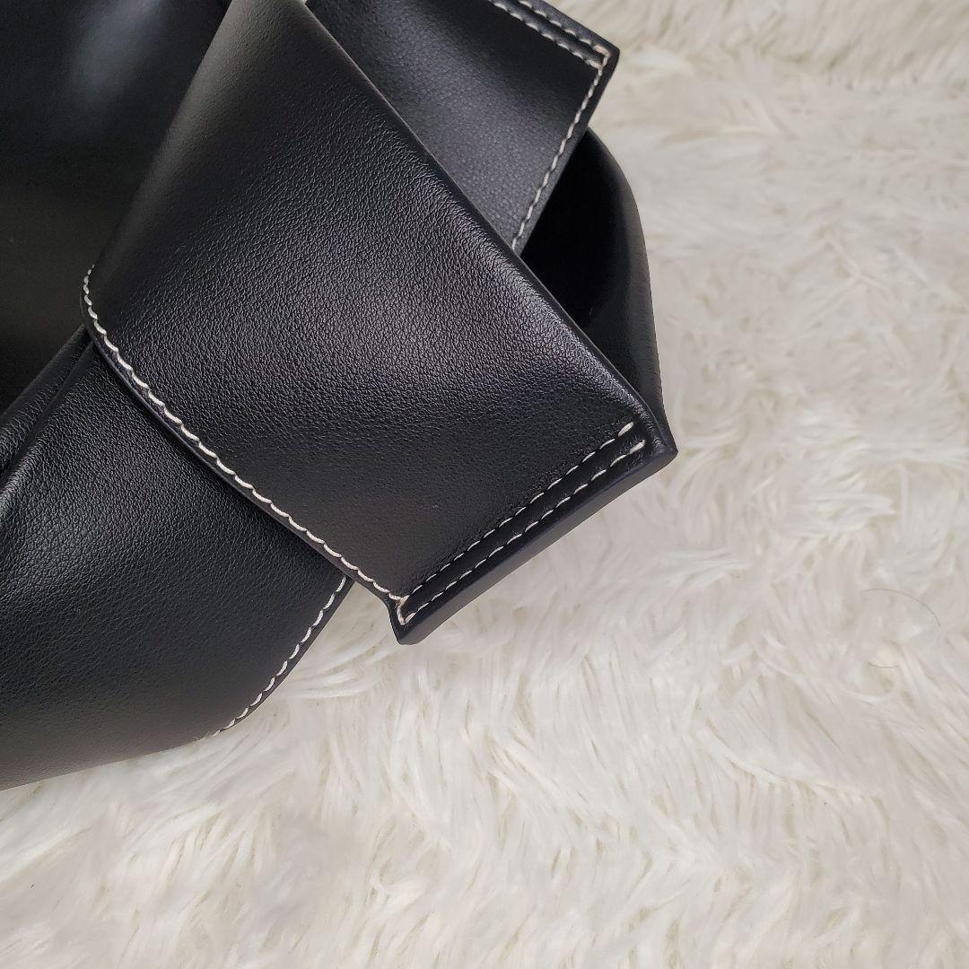 【極美品】VASIC sac mini トートバッグ ブラック レザー