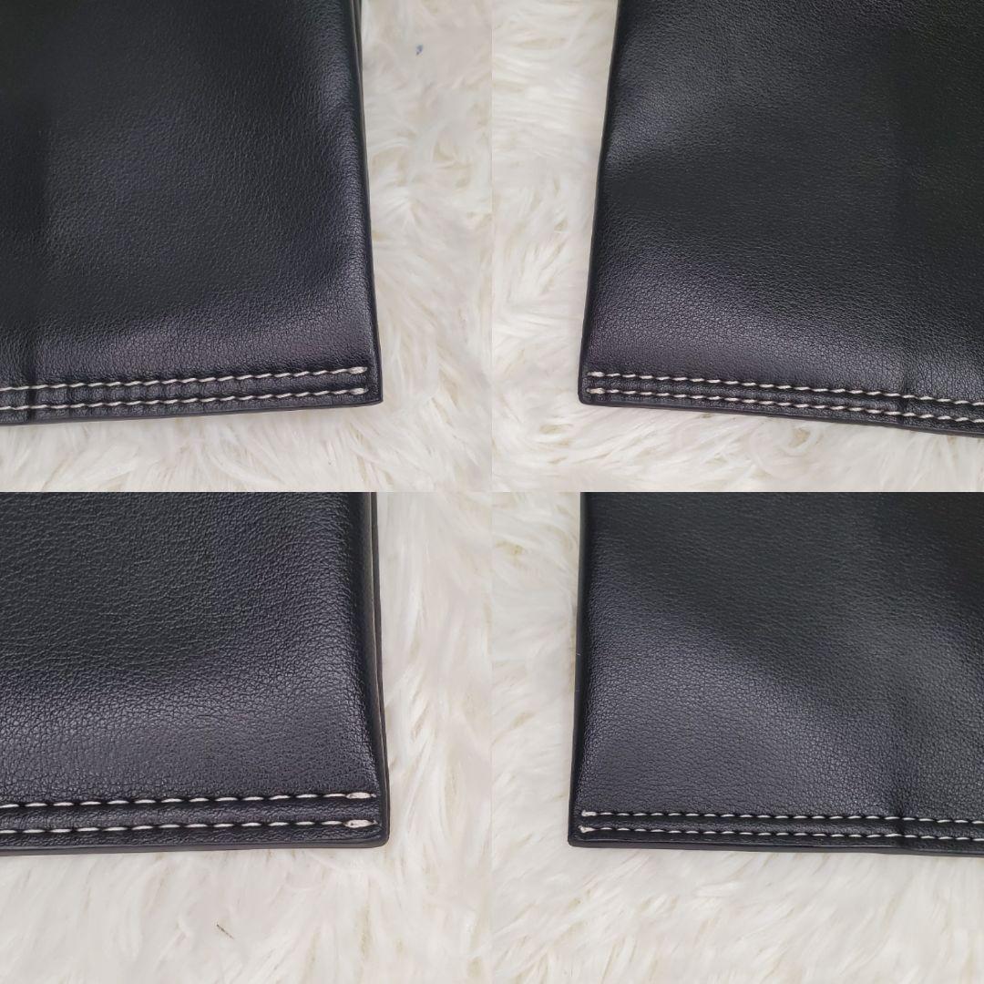 【極美品】VASIC sac mini トートバッグ ブラック レザー