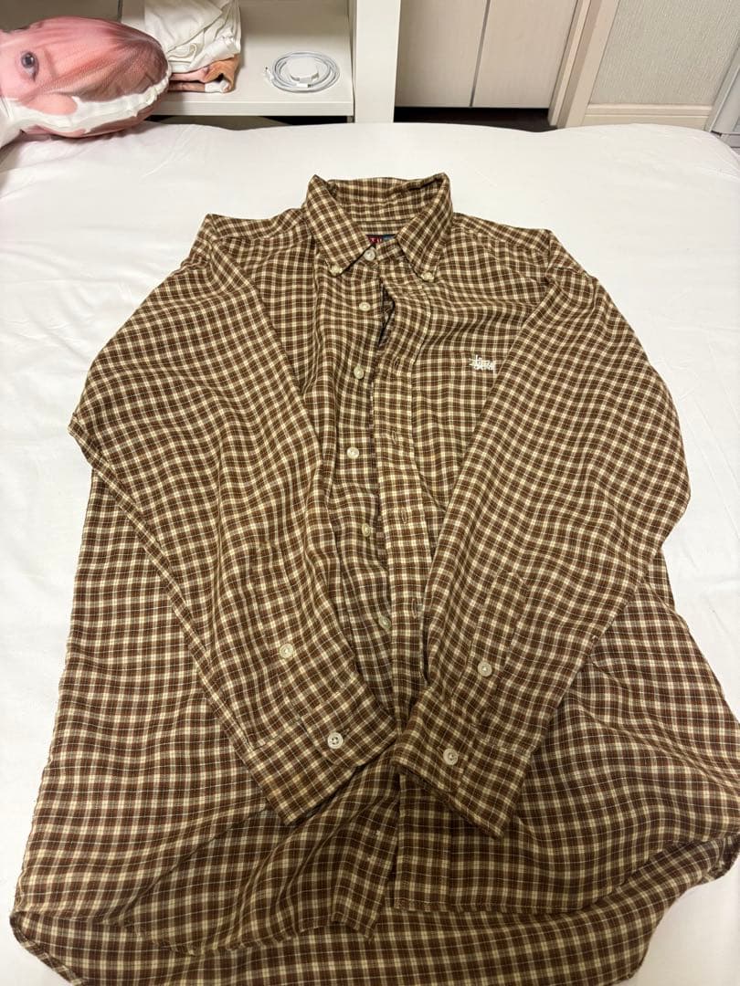 オールドステューシー　長袖シャツ　USA