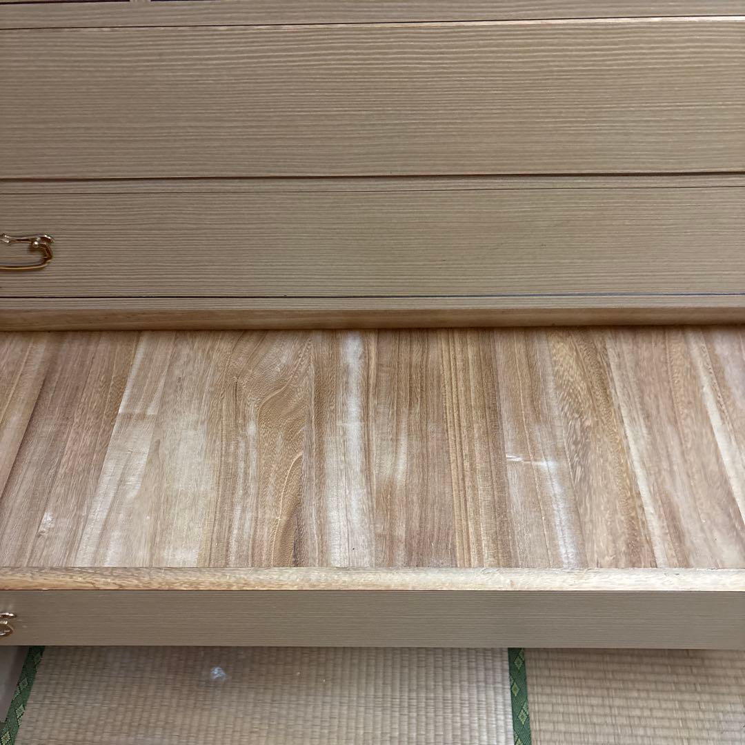 【底値】昭和レトロ 和ダンス 7段引き出し ガラス扉付き