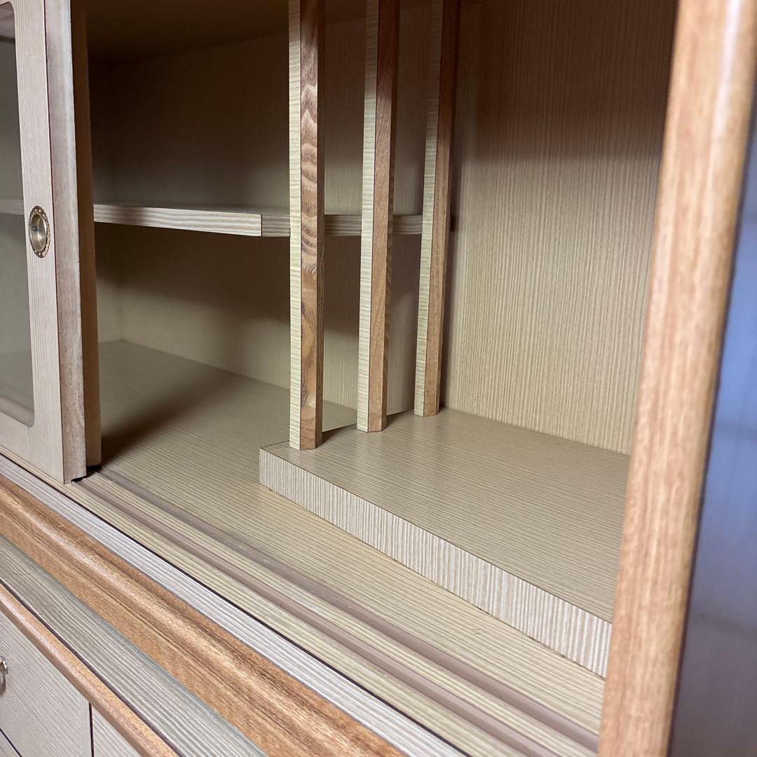 【底値】昭和レトロ 和ダンス 7段引き出し ガラス扉付き