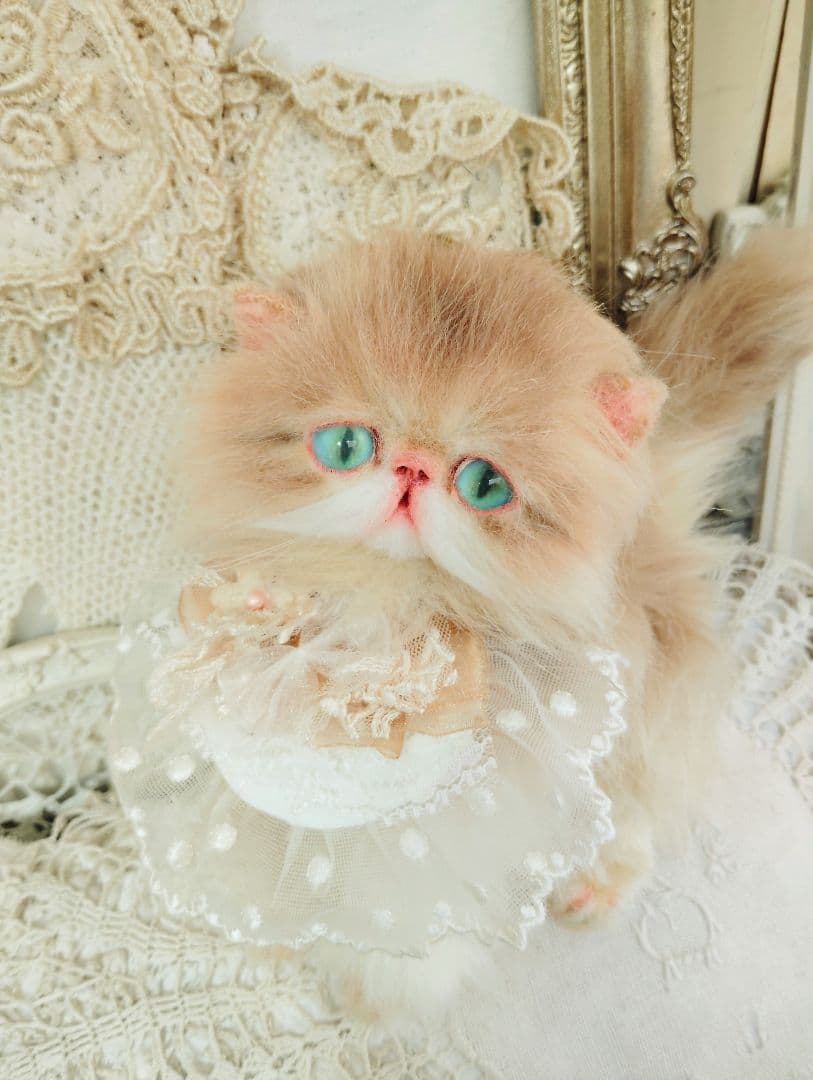 家族募集❤子猫のフワワちゃん♡アートドール♡ぬいぐるみ♡
