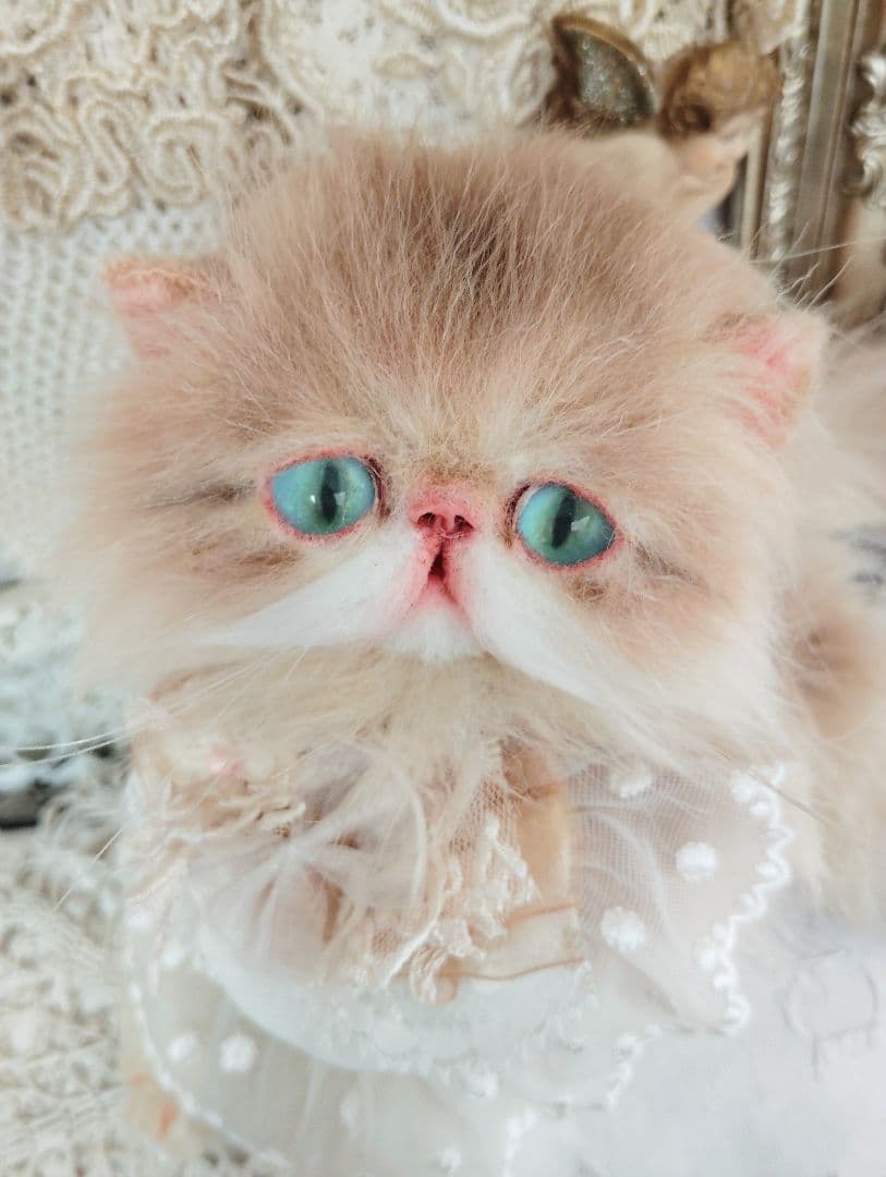 家族募集❤子猫のフワワちゃん♡アートドール♡ぬいぐるみ♡