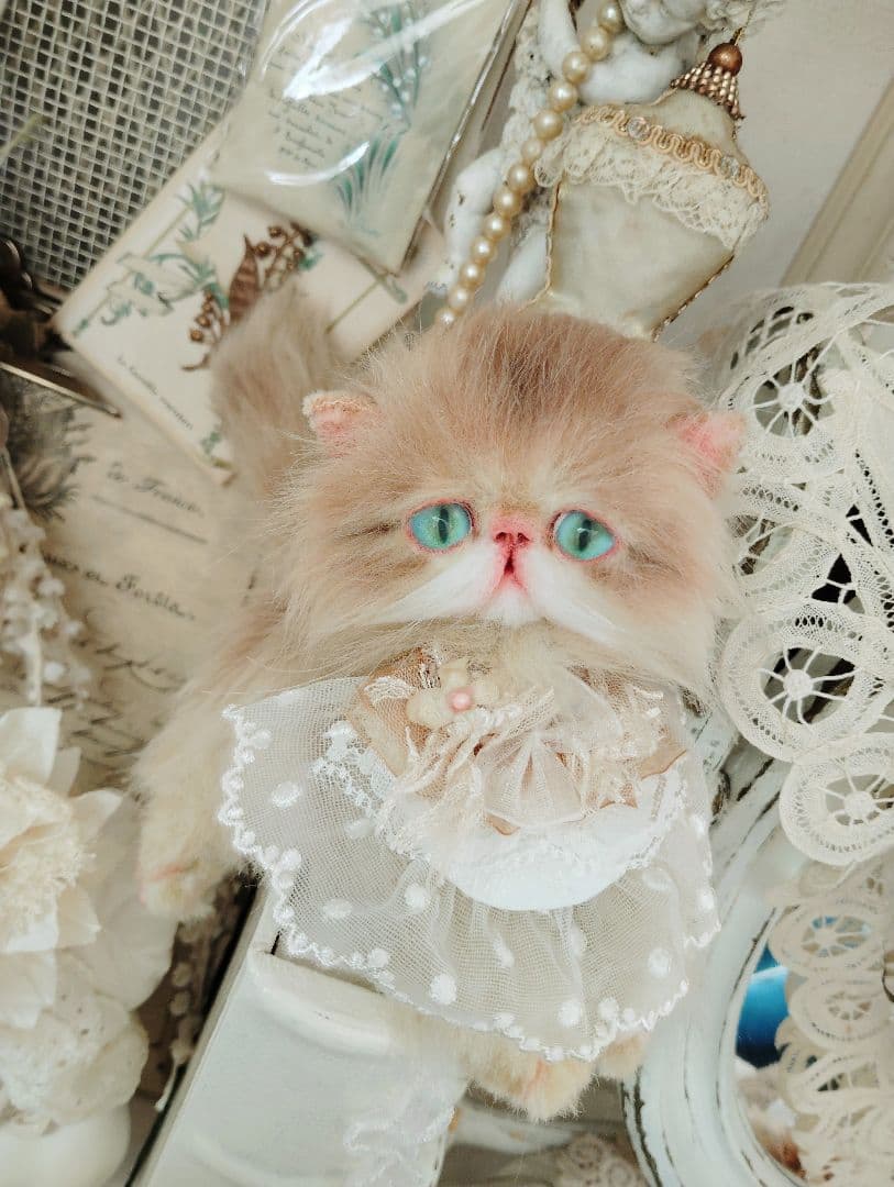 家族募集❤子猫のフワワちゃん♡アートドール♡ぬいぐるみ♡