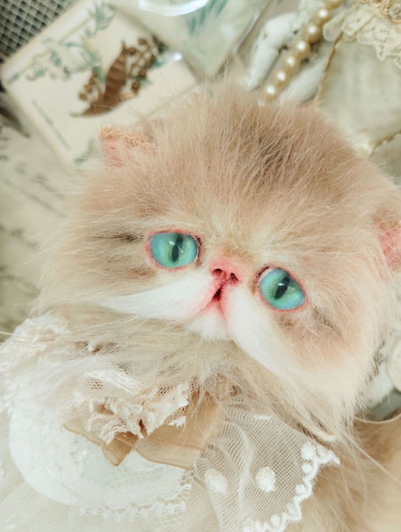 家族募集❤子猫のフワワちゃん♡アートドール♡ぬいぐるみ♡