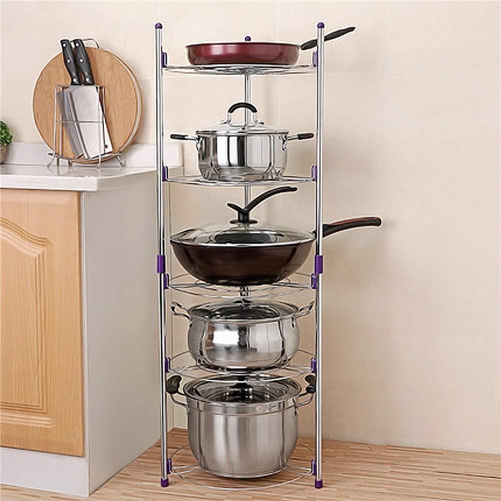 キッチンコーナーラック 5層 防錆加工 多機能