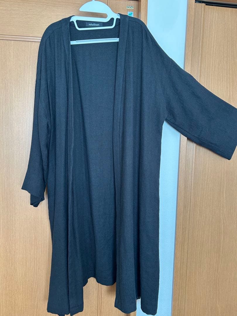 rehellinen linen×wool coat