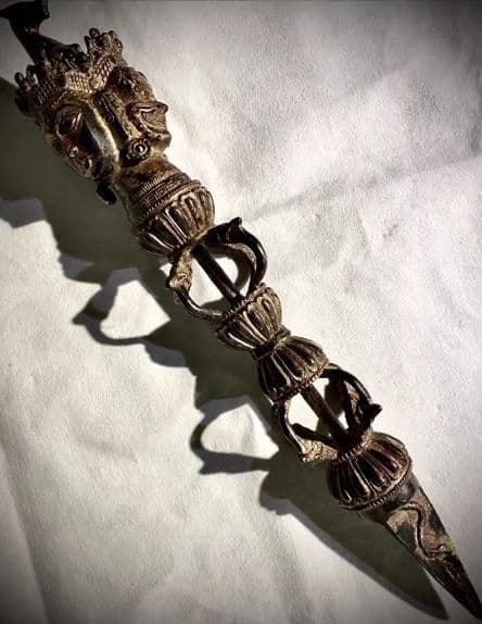 銅器 仏教 明王金剛杵 法器古美術 コレクション品 銅製 工芸品 彫刻装飾品置物