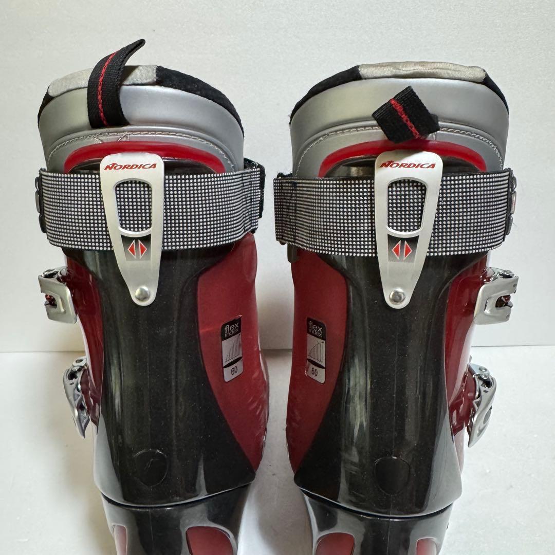 スキーブーツ 27CM27.5cm Nordicaレッド赤色初心者315mm