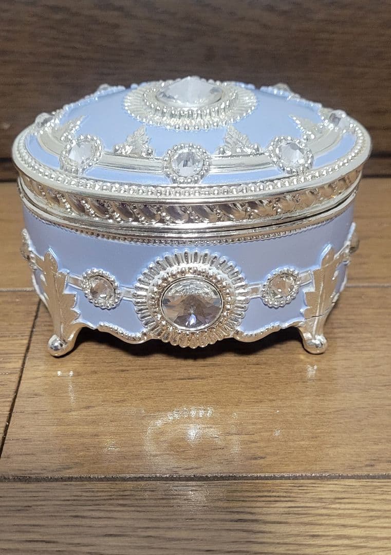 スワロフスキー　サンキョー アンチモニー　オルゴール　星に願いを