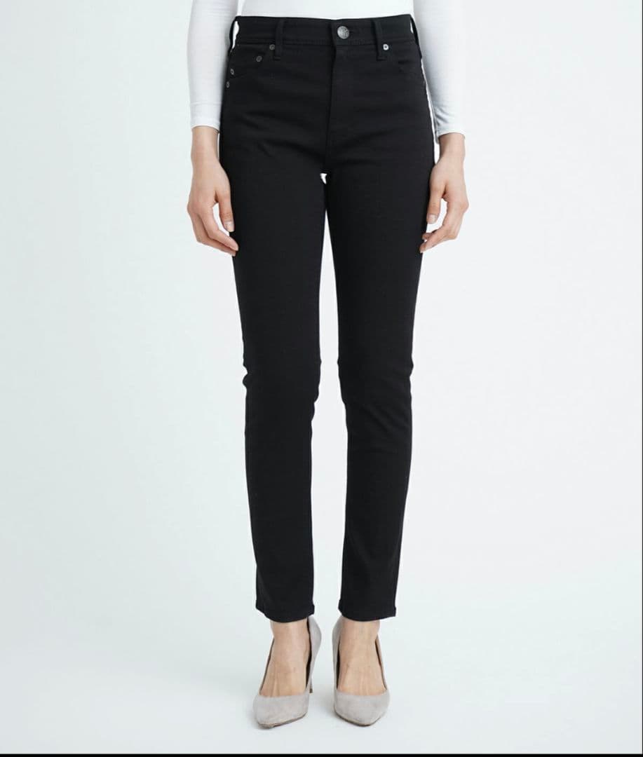 新品★ヤヌーク　スキニーパトリシアjeansジーンズブラック23