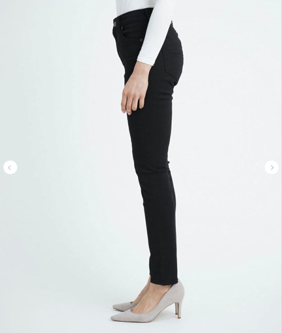 新品★ヤヌーク　スキニーパトリシアjeansジーンズブラック23