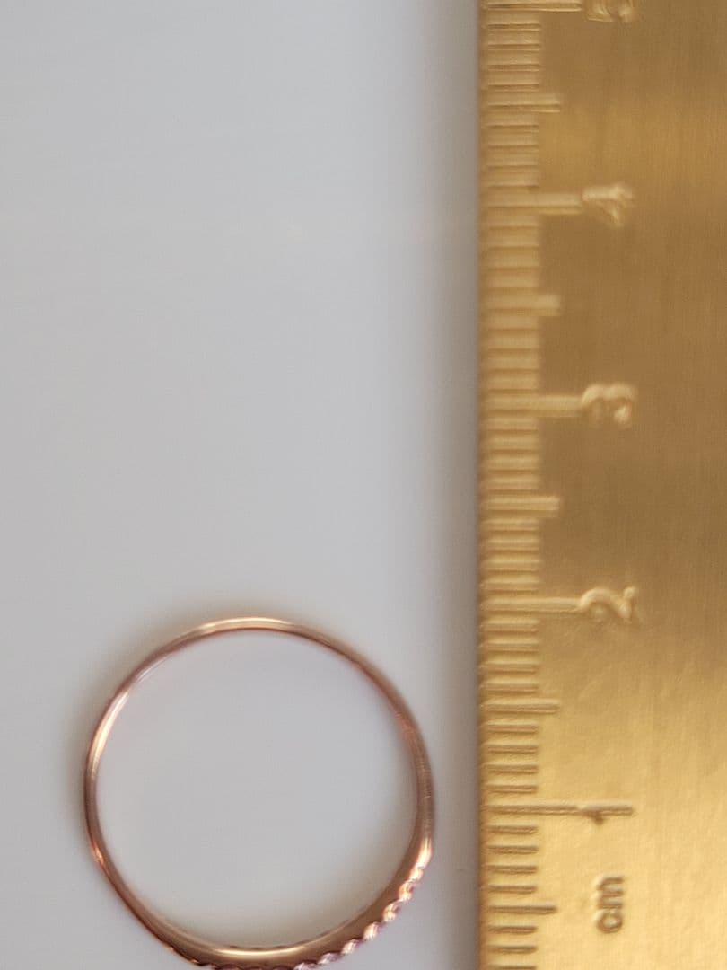 美品★TSUTSUMI K10 PG リング 指輪 ピンクサファイア 9石