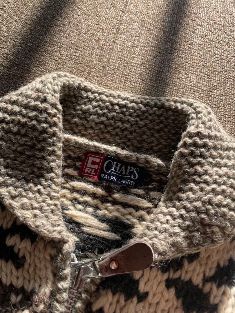 ジャケット・アウター 90s CHAPS Ralph Lauren Cowichan sweater