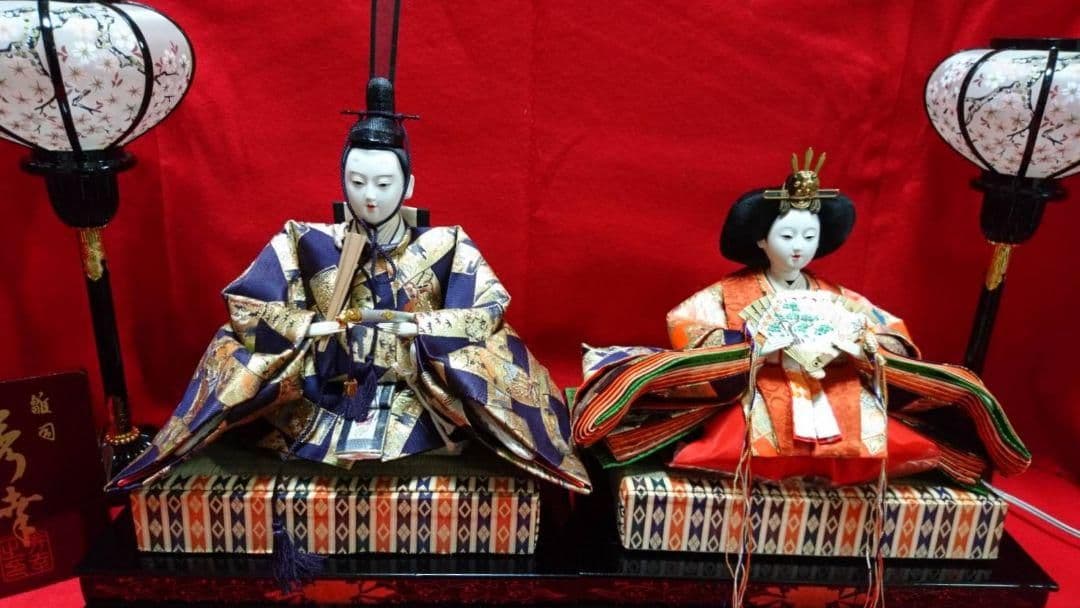 上品なお顔‼️秀幸作 雛人形 お内裏様 お雛様