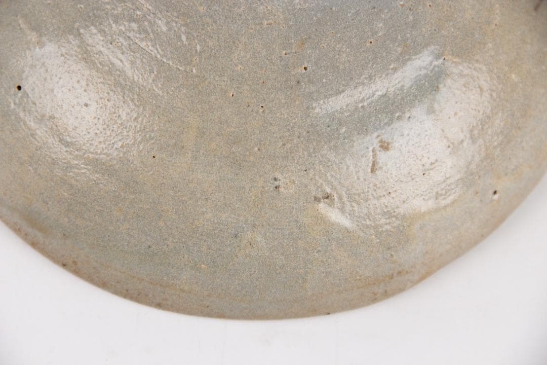 李朝初期 粉青 刻花碗 朝鮮古陶 高麗 茶碗 古美術 骨董 EL11-15