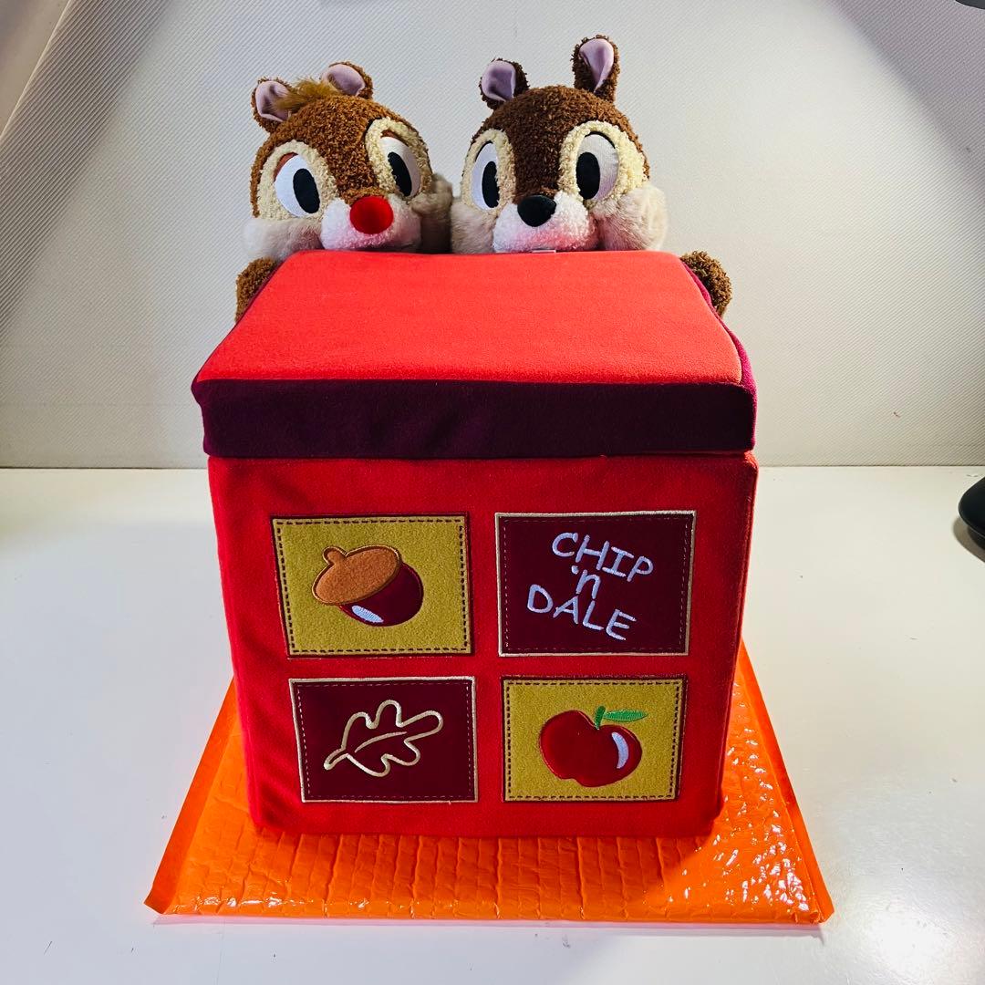 値引交渉対応【レア商品】リゾート限定 チップとデール 収納 ボックス スツール