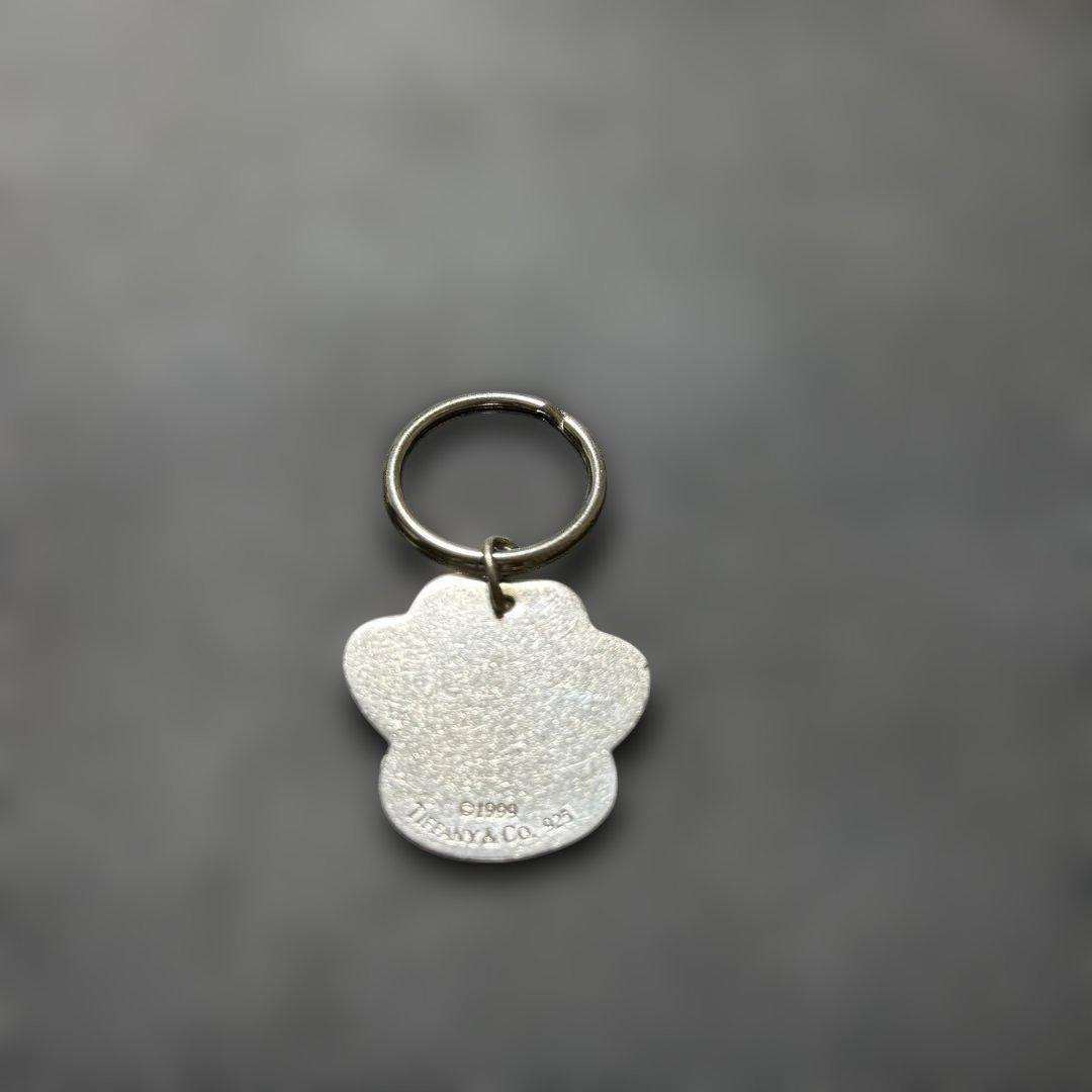 ティファニー肉球キーリングシルバー
