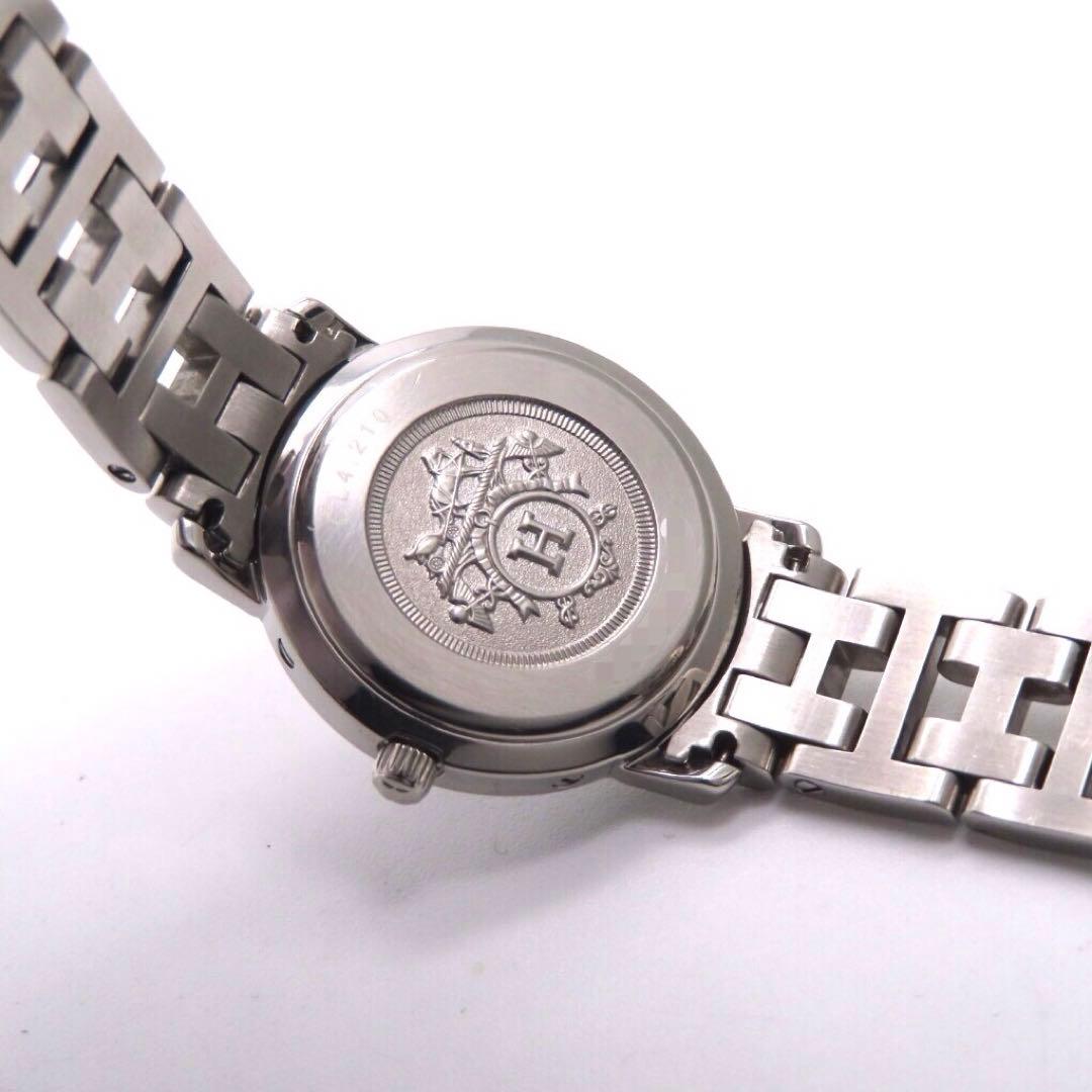 ☆極美品 CL4.210 HERMES エルメス 時計 クリッパー ブラック