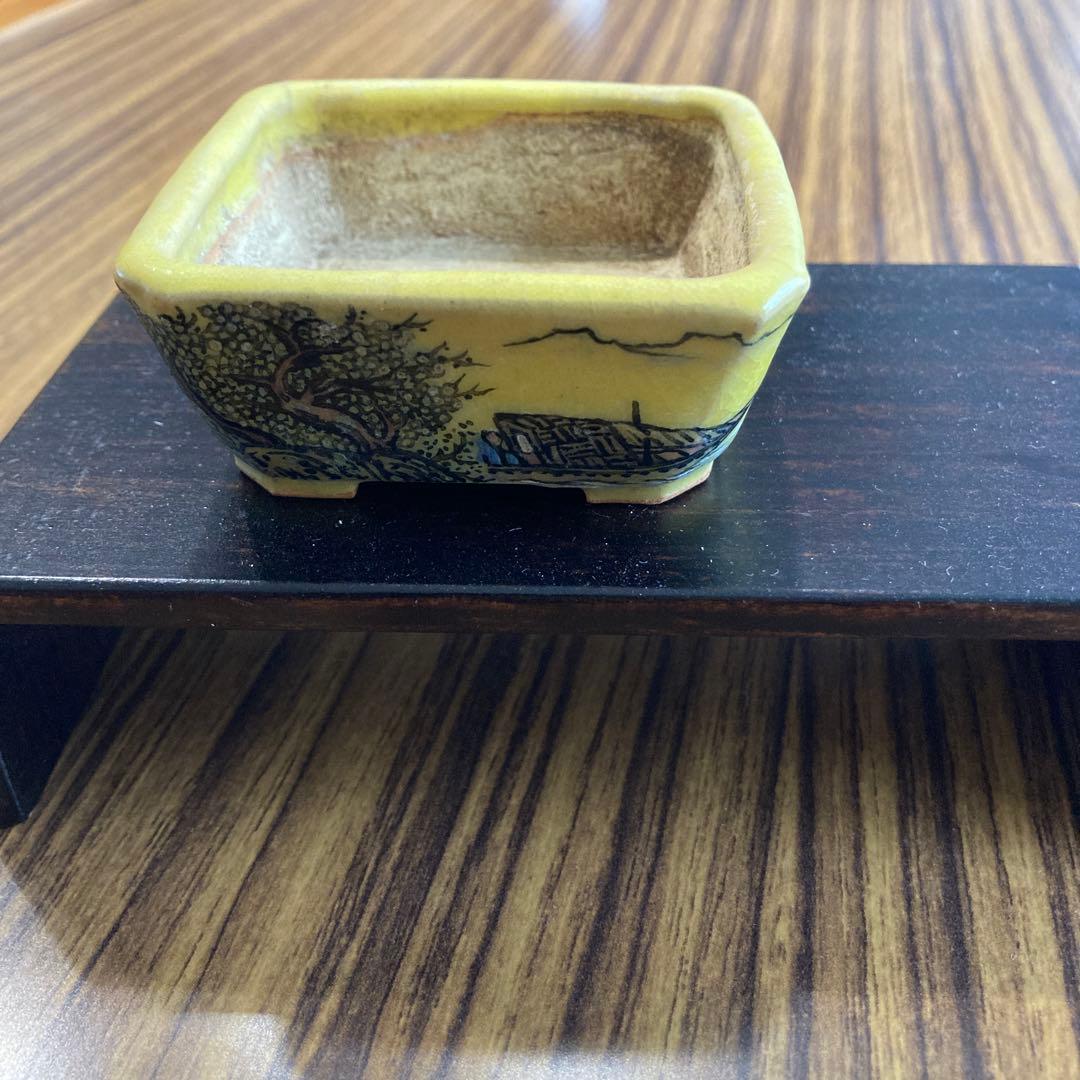 :シグナル: 佐野大助　鉢　黄色釉　:最終値下げ: