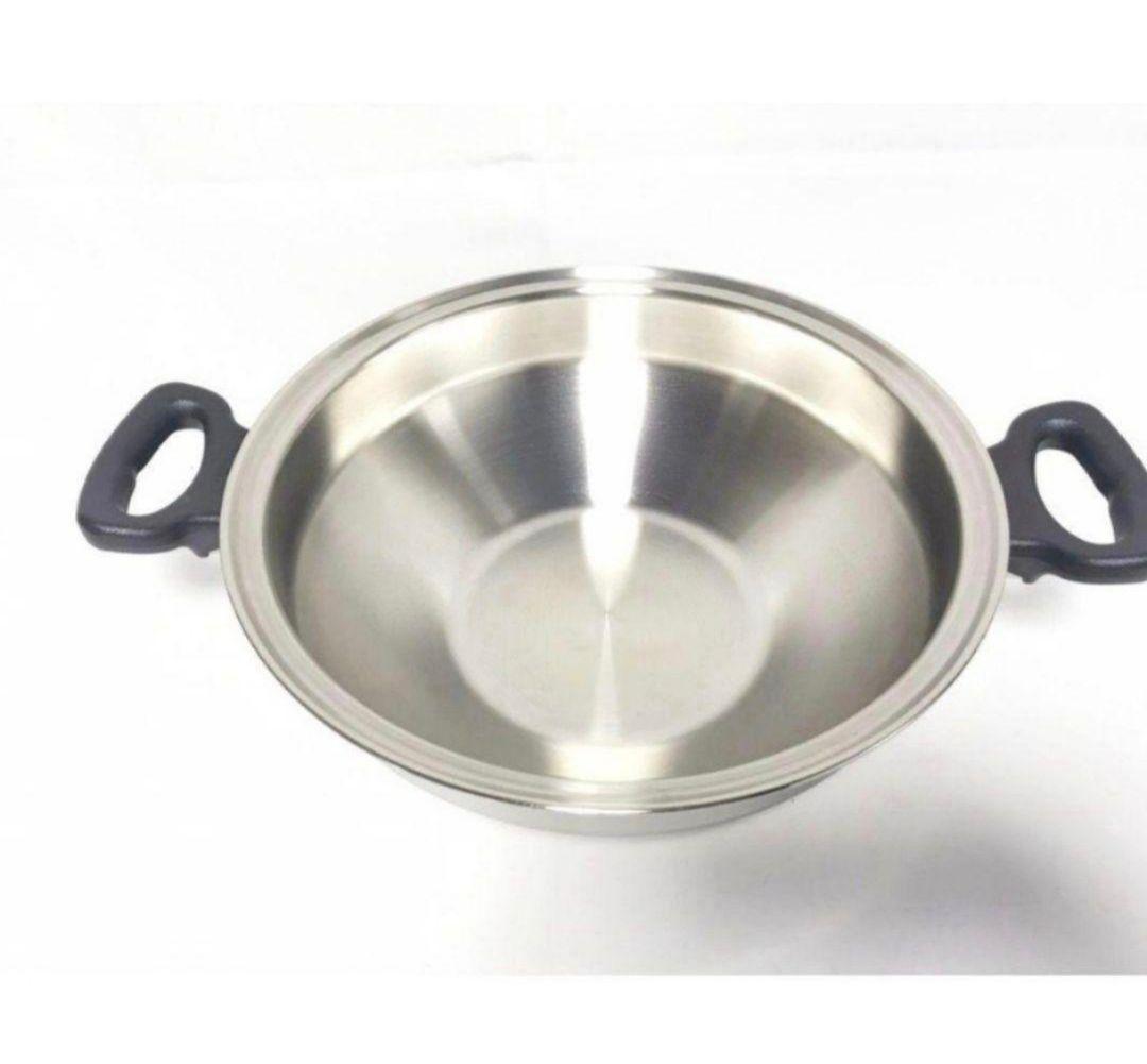 専用2~3回使用のみ 2024年製　美品 アムウェイ ウォック 鍋 網なし @