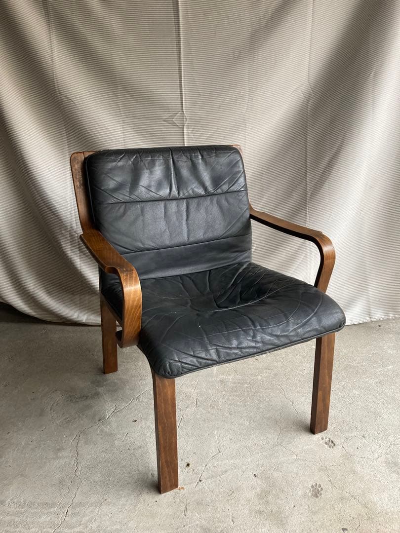 古道具　シングルソファ　ビンテージ