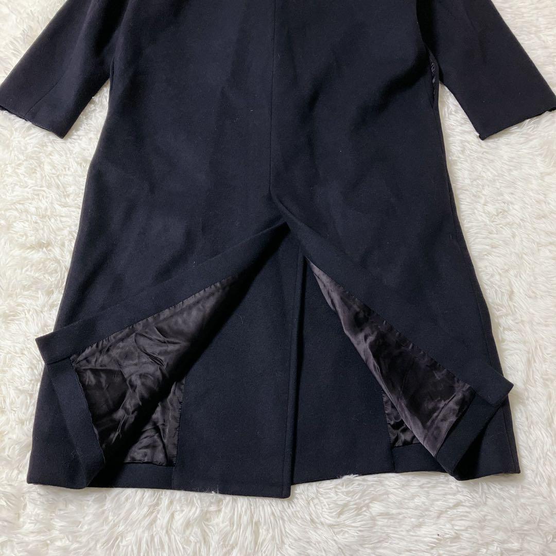 美品✨プルミエアロンディスモン×マンテコ ダブルチェスターコート ウール 36