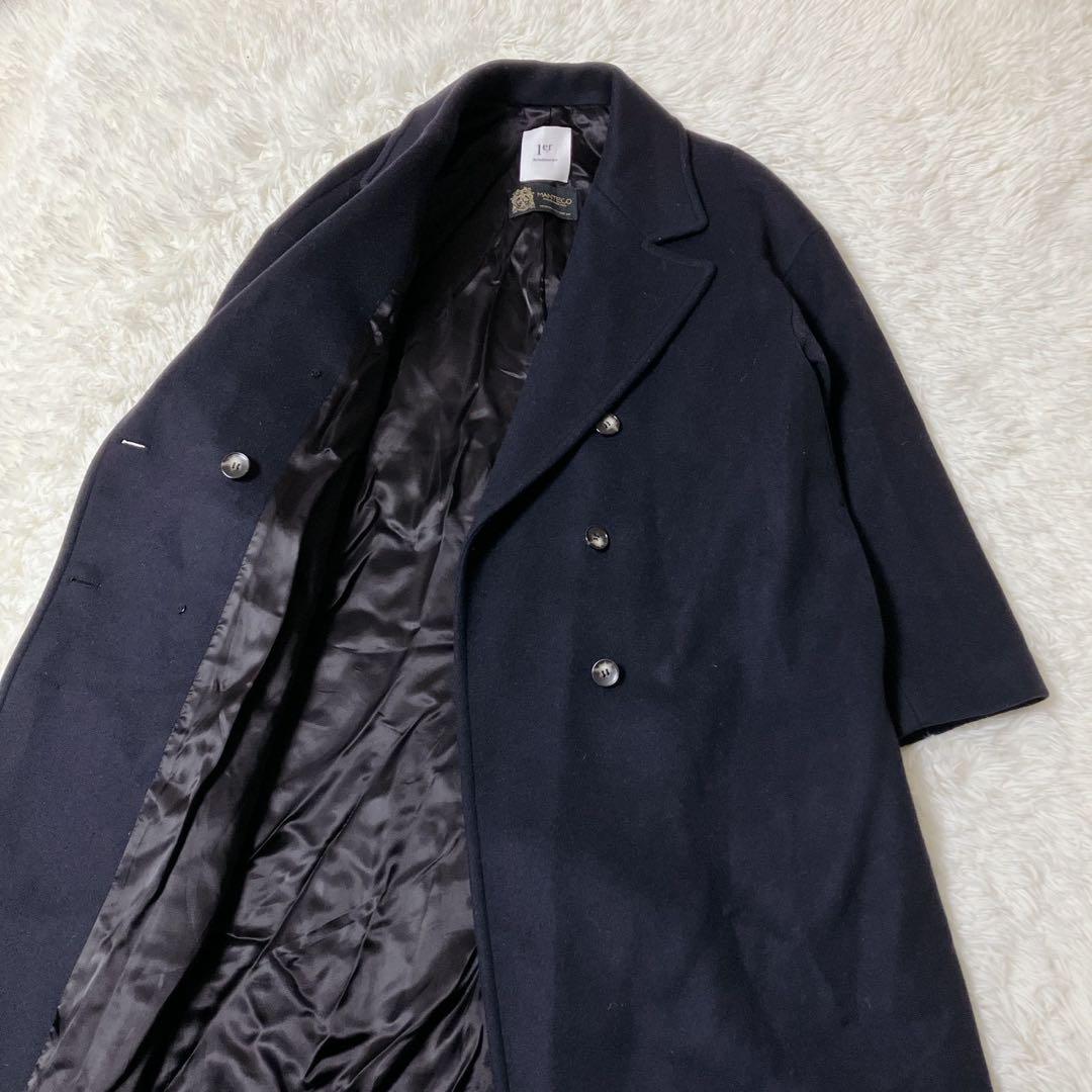 美品✨プルミエアロンディスモン×マンテコ ダブルチェスターコート ウール 36