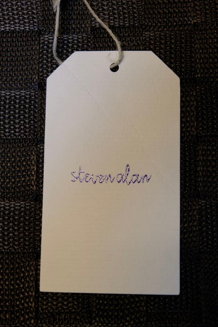 ＜Steven Alan＞ ダークグブラウン ステンカラーコート ウール混合