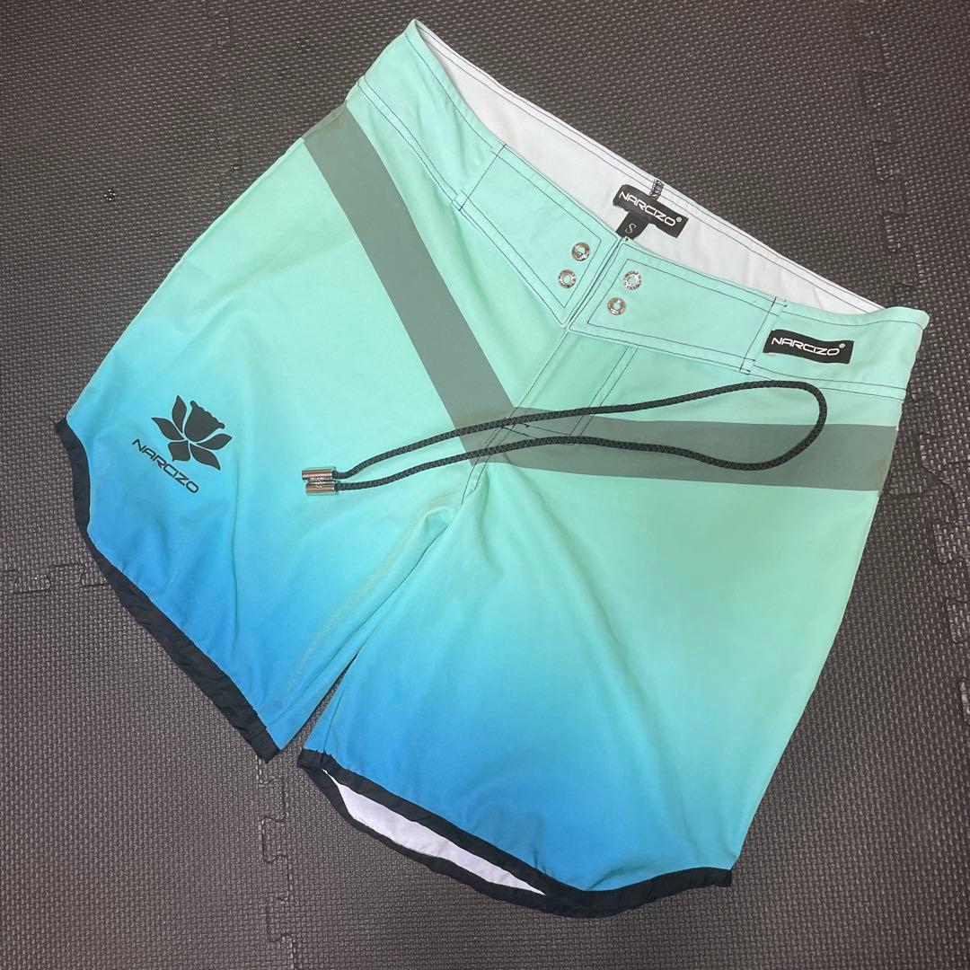 フィジーク サーフパンツ narcizo TURQUOISE 17 Sサイズ
