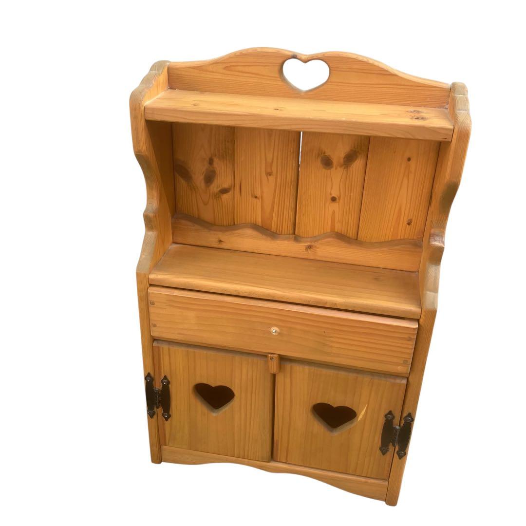 カントリー家具 アメリカン カントリー ハートシェルフ カップボード