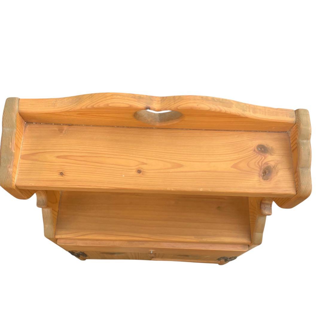 カントリー家具 アメリカン カントリー ハートシェルフ カップボード