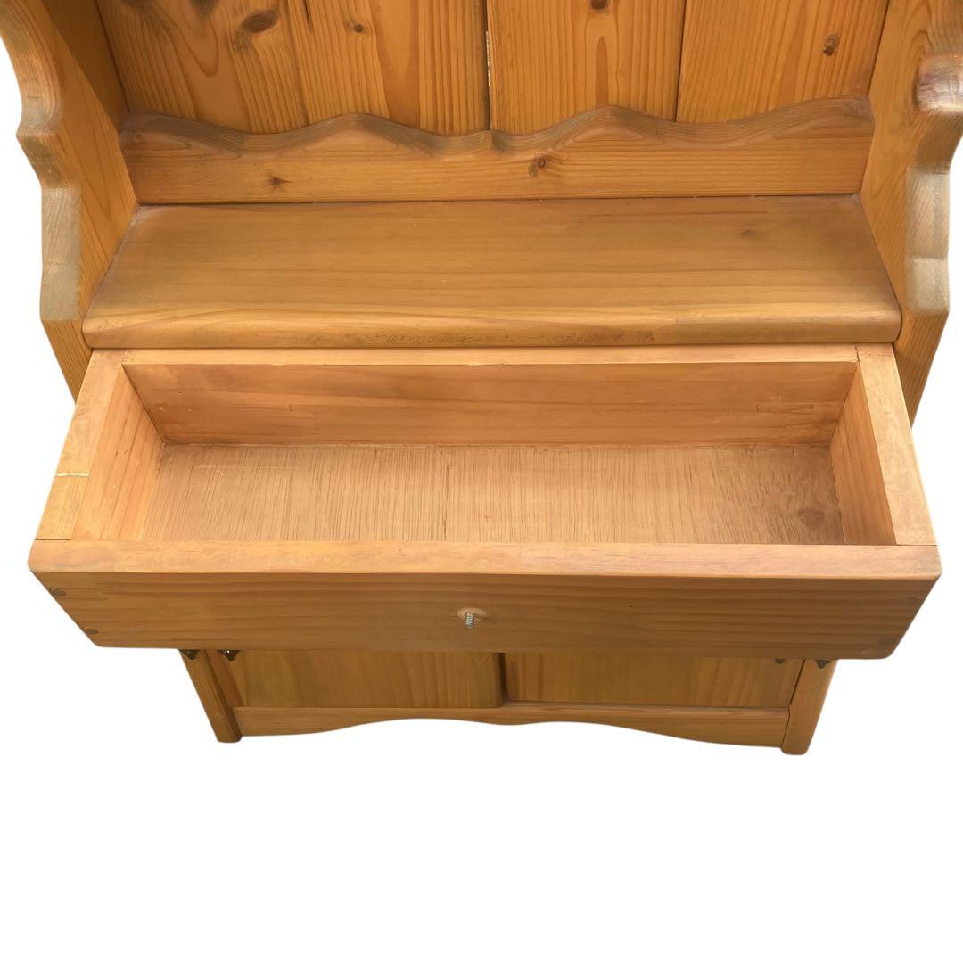 カントリー家具 アメリカン カントリー ハートシェルフ カップボード