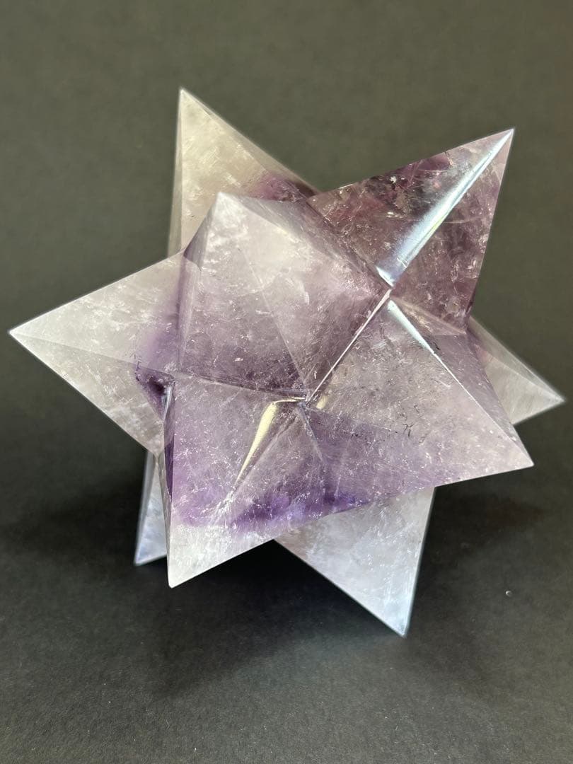 アメジスト　五芒星　約10cm
