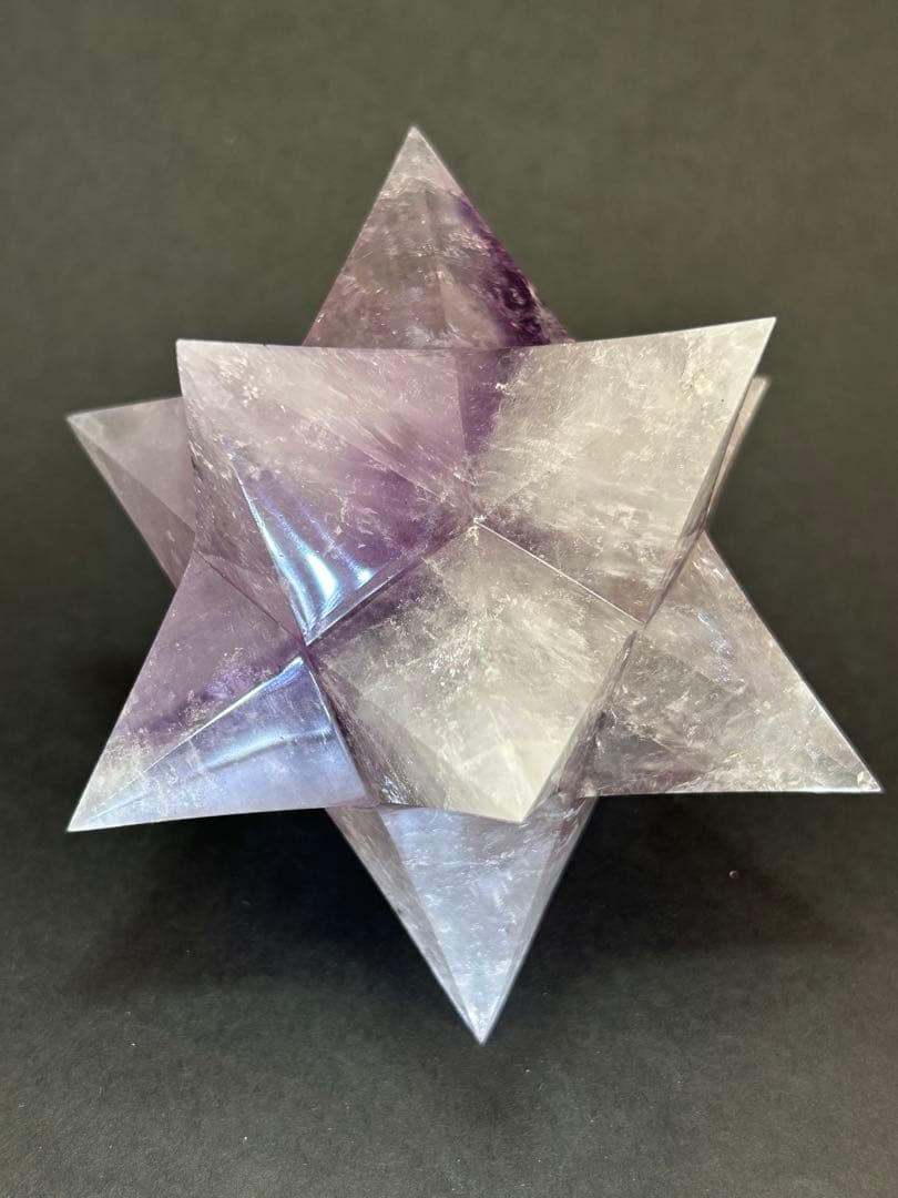 アメジスト　五芒星　約10cm