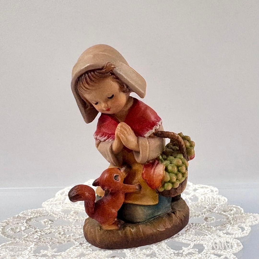 アンリ人形　ANRI 美品　6.5㎝　☆*【小さな・Thanksgiving】