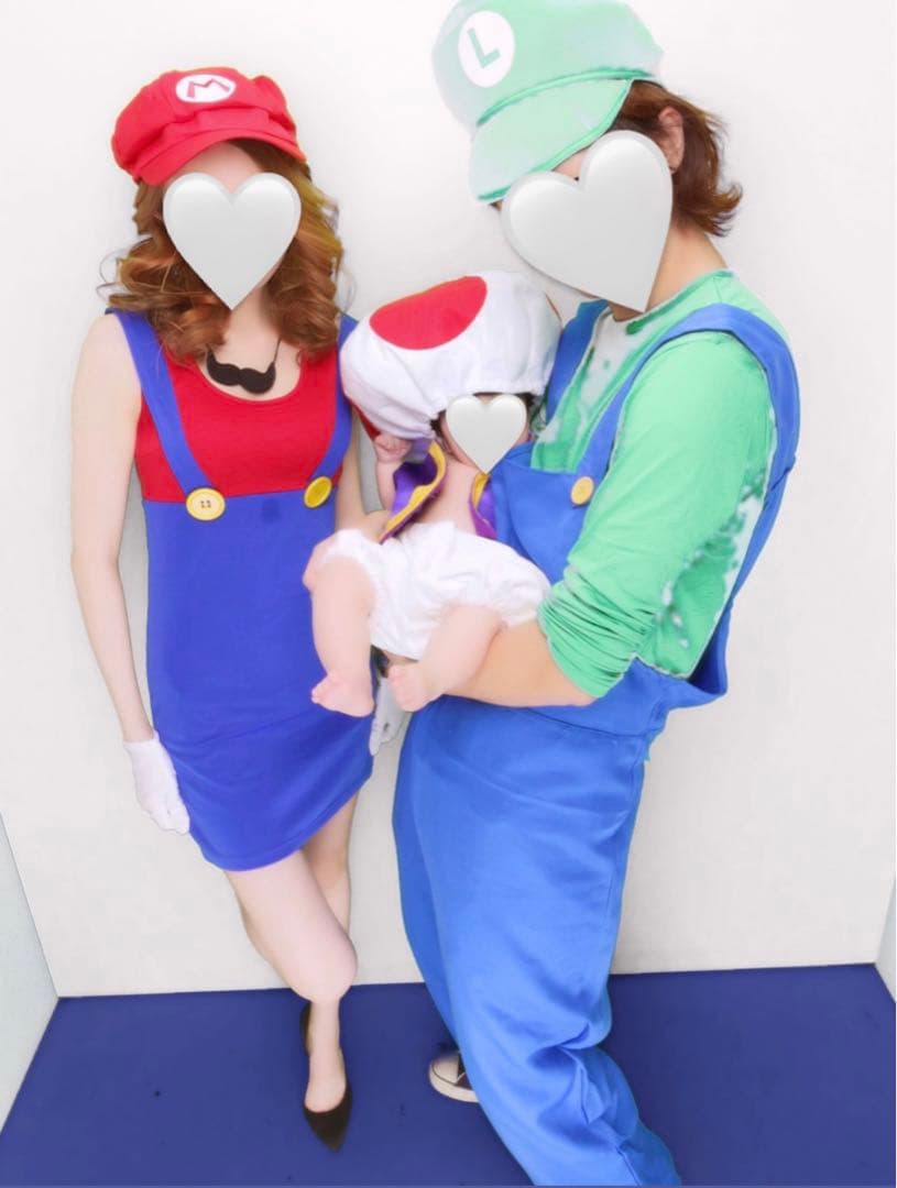 マリオ ルイージ キノピオ コスプレ 衣装 ハロウィン コスチューム 仮装