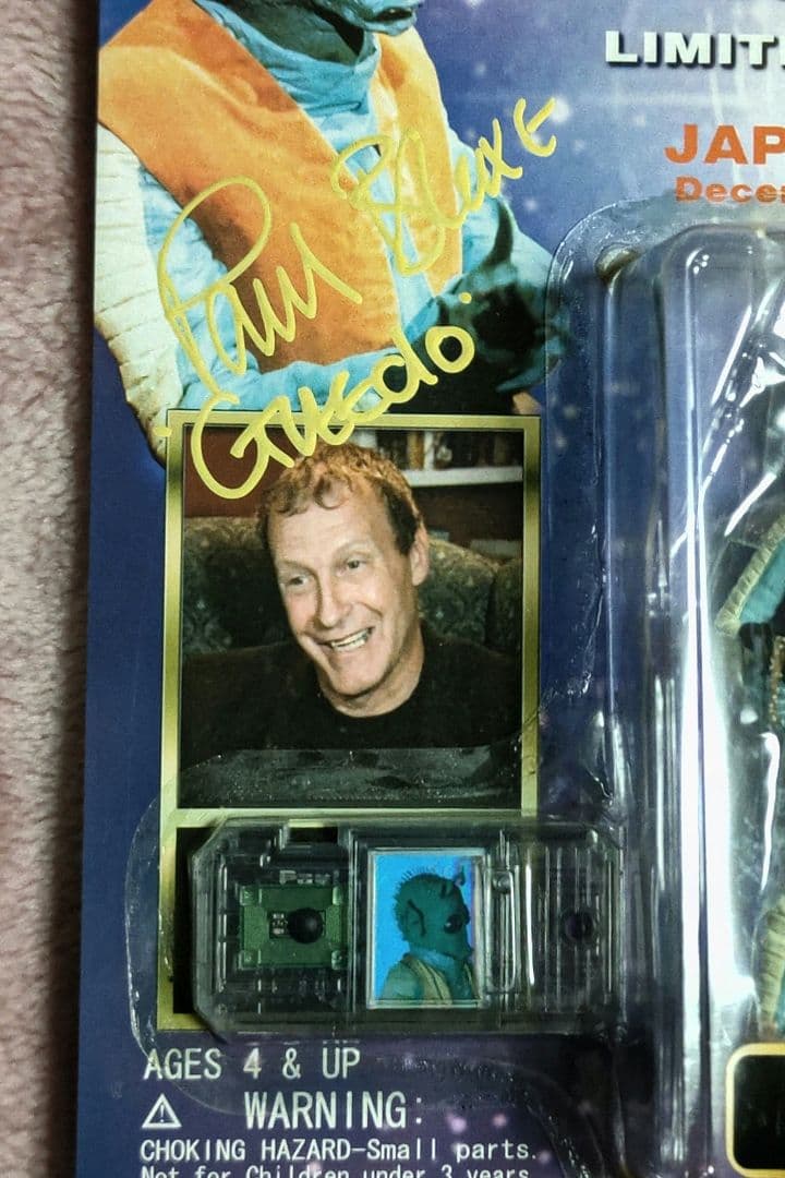 スターウォーズ　グリード　ロボクリス限定パッケージ　サイン入りフィギュア