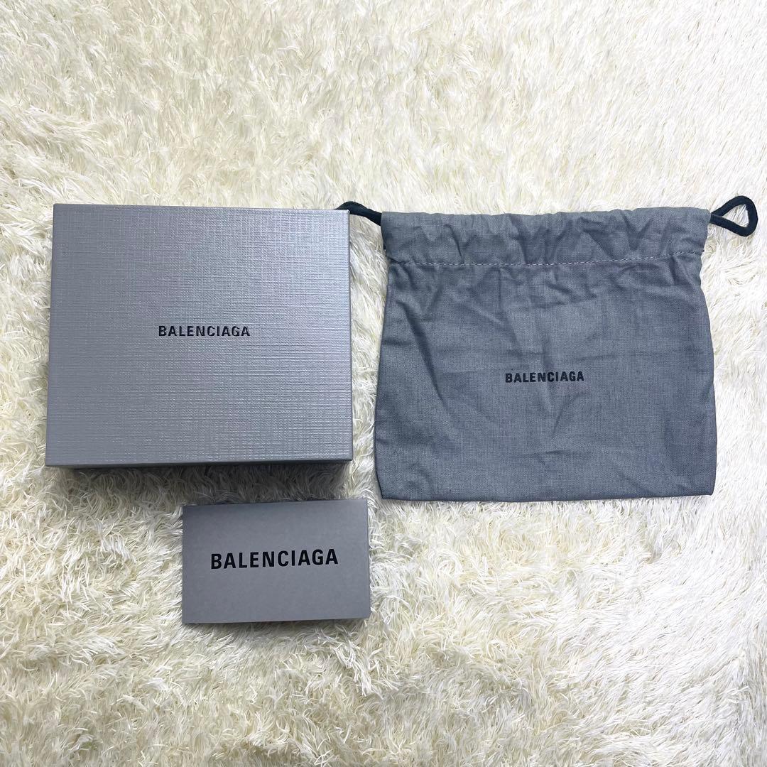 付属品完備 バレンシアガ エブリデイ 二つ折り財布 コンパクト レオパード