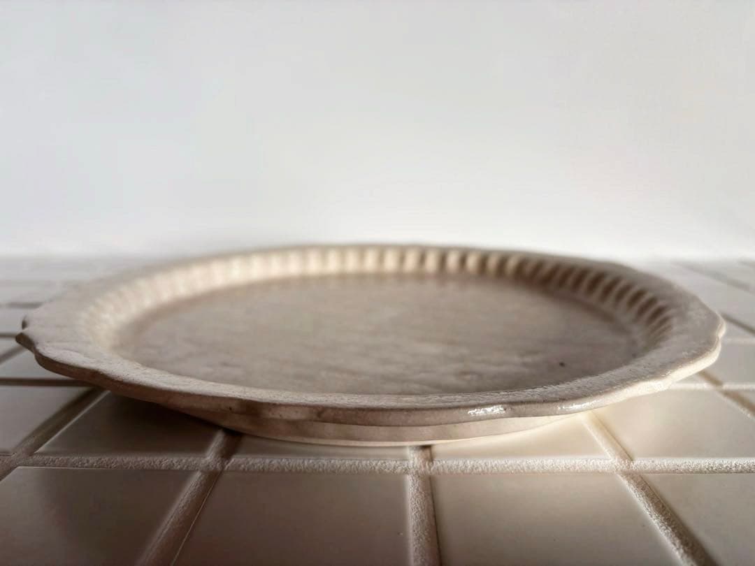 マルヤマウエア　リムプレートプレート　8寸　未使用　2枚セット