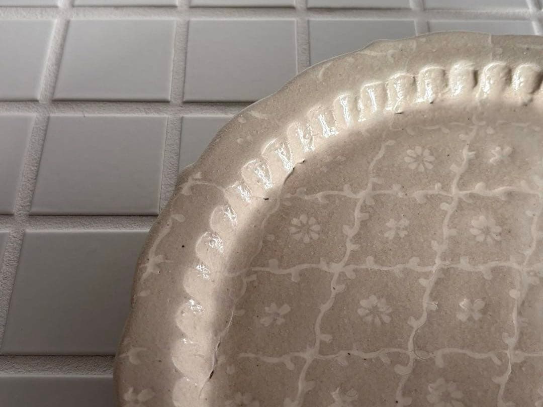 マルヤマウエア　リムプレートプレート　8寸　未使用　2枚セット