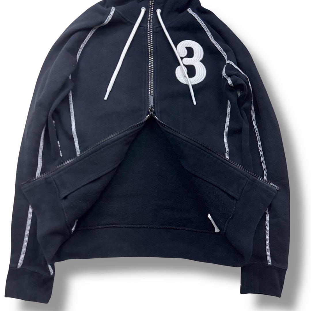 1PIU1UGUALE3 RELAX セットアップ 上下3ロゴ ラインストーン