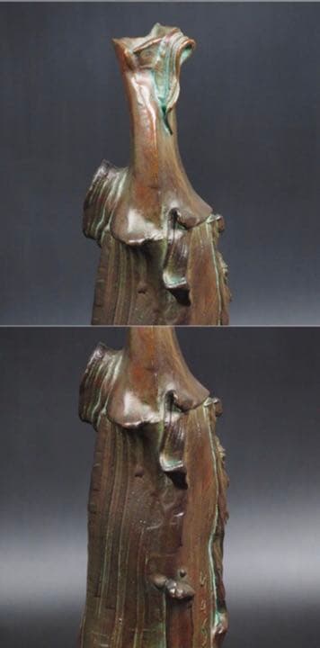 送料無料池田満寿夫作 抽象アート『金羊』ブロンズ 限定品20/30共箱 本物保証