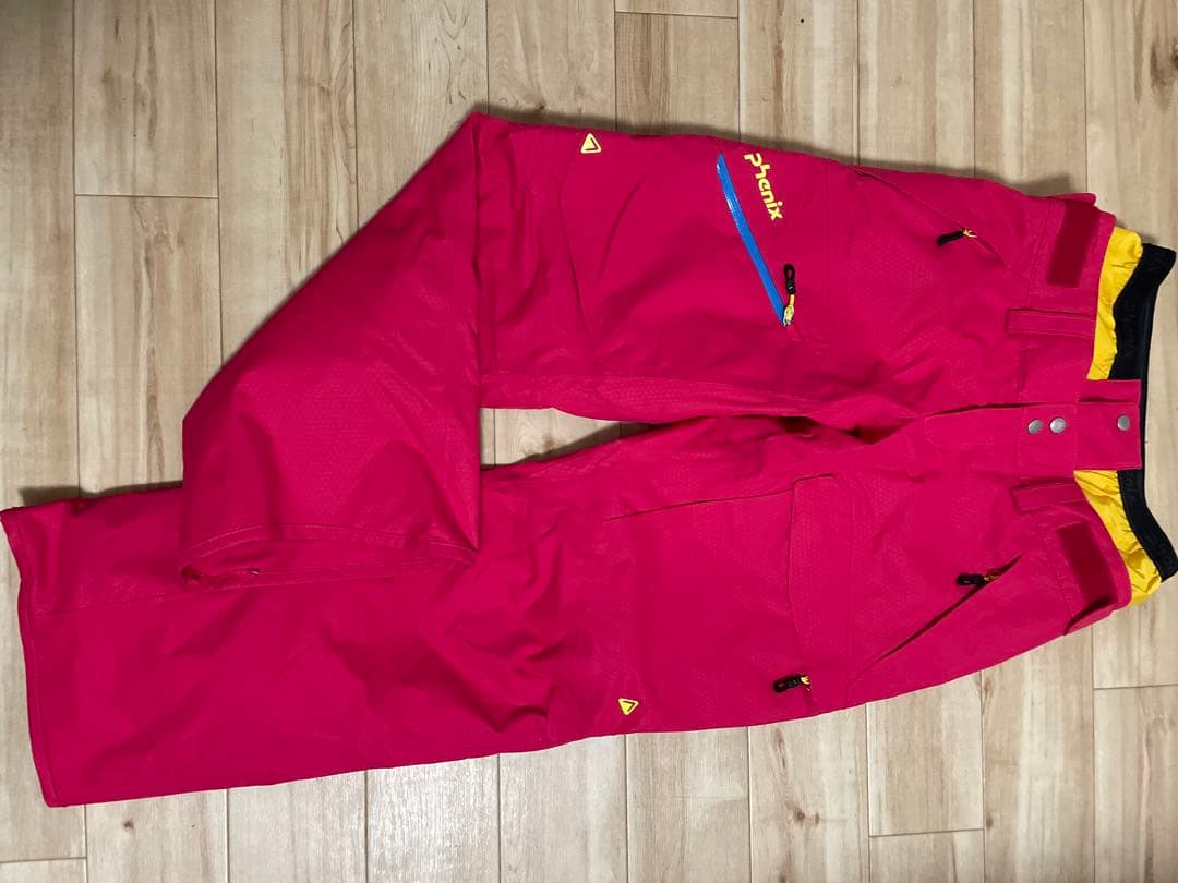 美品Phenix スノーボードウェアセット（黒・ピンク）L