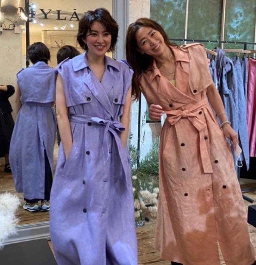 Trench coat dress mylan マイラン トレンチコート ドレス