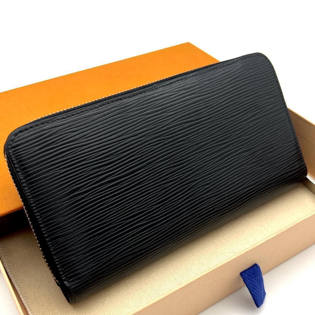 【超極美品】ルイヴィトン エピ ジッピーウォレット ブラック 長財布 A549